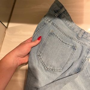 Wide leg jeans